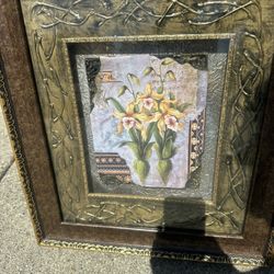 Framed Picture Flower