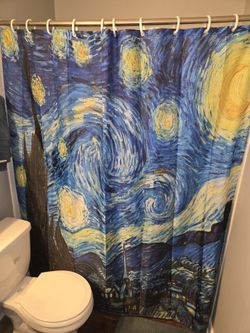 Shower Curtain W/hooks
