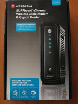 Motorola SBG6580 SURFboard eXtreme wireless cable modem & Gigabit router