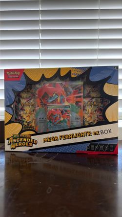 Mega Evolution: Ascended Hero’s Mega Feraligator ex box