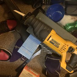 DeWalt 20v Sawzall Reciprocating Saw (tool only) 2a/h battery for $10 extra