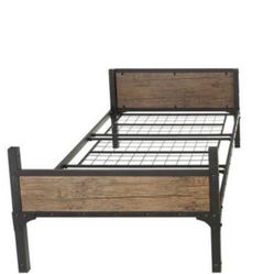 Rustic industrial Style Twin Bed Frame