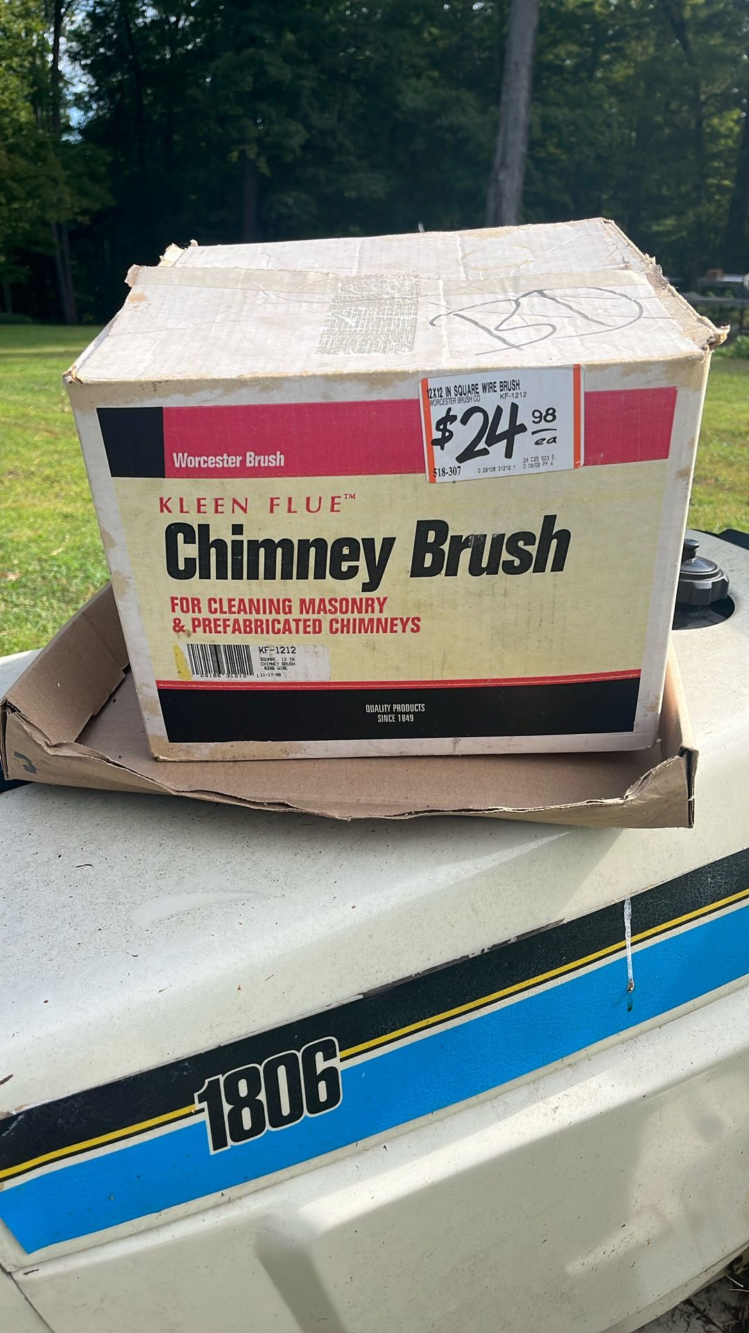 12 In. Square Wire Chimney Brush