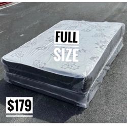 NEW Mattress Full Size With Box Spring // Offer  🚚