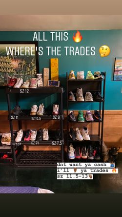 Sz 5.5Y-13 Yeezys Jordan’s Human Races Off White Kaws Supreme Dunks Foams Heat Hype Shyt