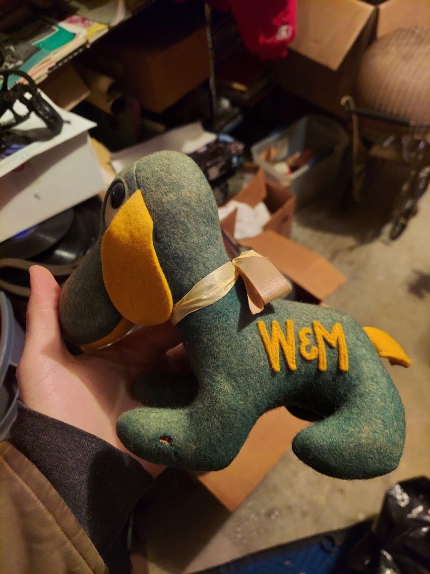 Vintage 1950s William And Mary College Personality Pet