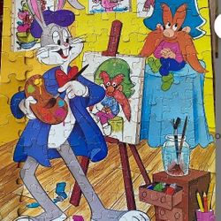 Warner bros Bugs Bunny 1978 Vintage Jigsaw puzzle 