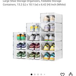 Fixwal Shoe 12 Pack Shoe Rack 