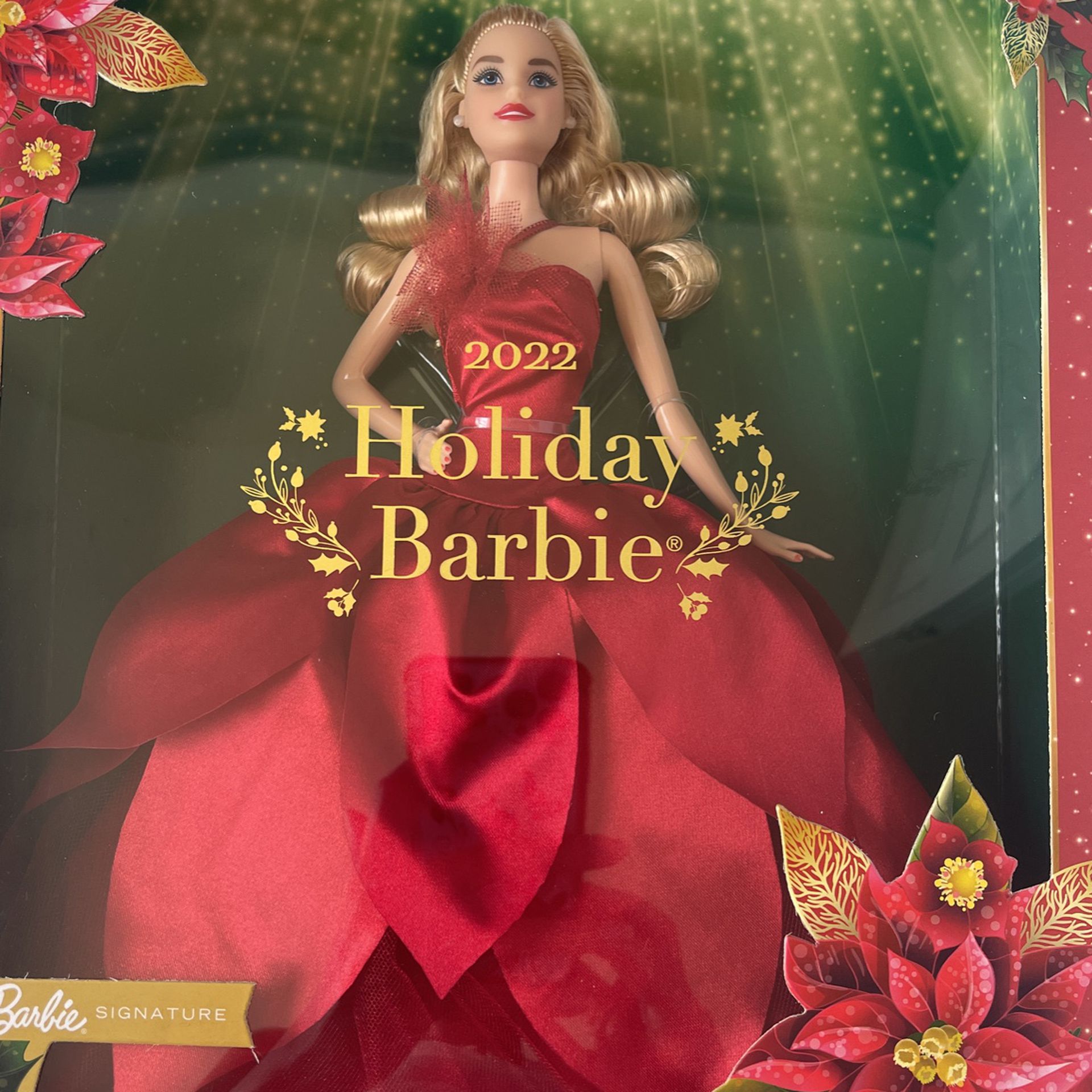 2022 Holiday Barbie Blonde Hair