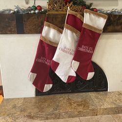 3  Extra Large Stockings