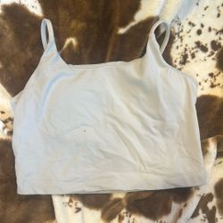 White Crop Top