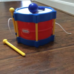 Little Tikes Drum And Drum Sticks And Rattle