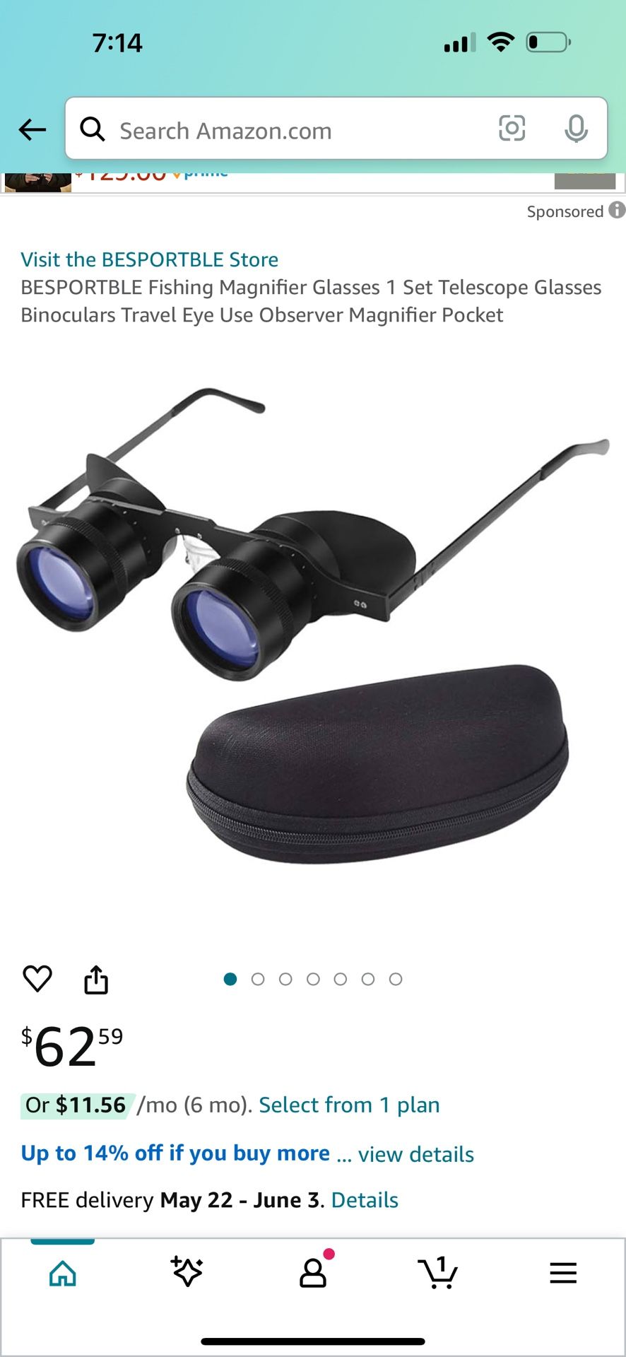 Fishing Magnifier Glasses 
