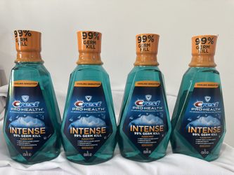 Crest intense mouthwash 1L $4 each