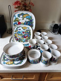 Quadrille Sango 24 Piece Dinner And Coffee Cup Set