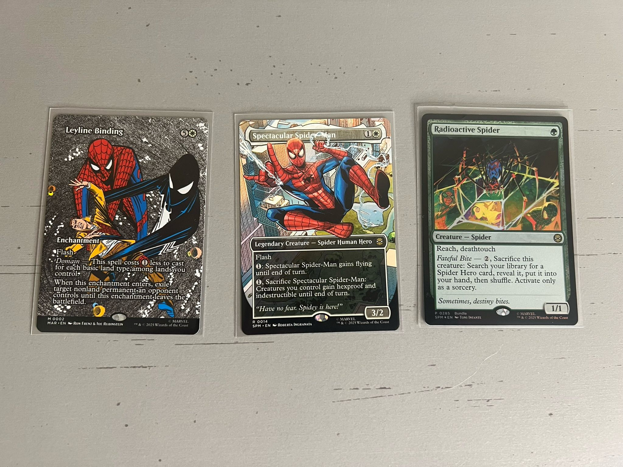 Magic The Gathering Spider-Man Lot Of 3 (1 Promo)