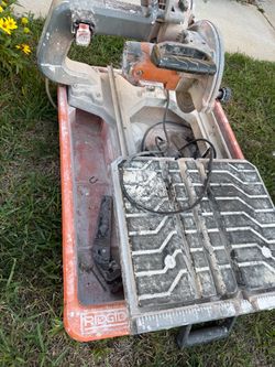 Ridgid tile saw