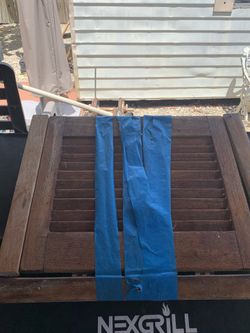 Teak door