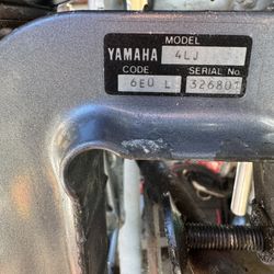 Yamaha 4 H.P. 2-Stroke 20” Long Shaft Outboard Boat Motor 