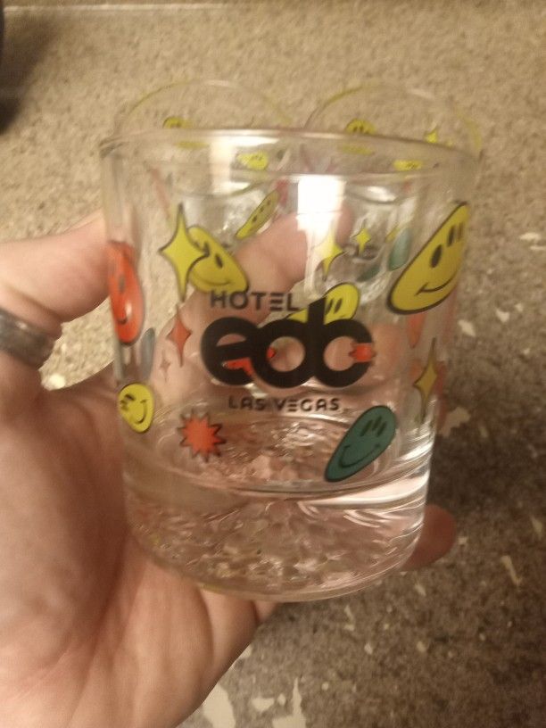 Extremely Rare EDC Las Vegas Whiskey Glasses 