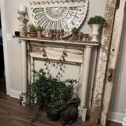 Antique Fireplace Mantel 
