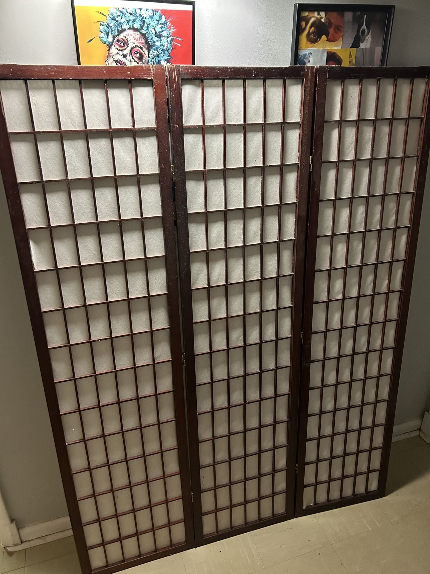 Divider - 3-Panel Folding Screen