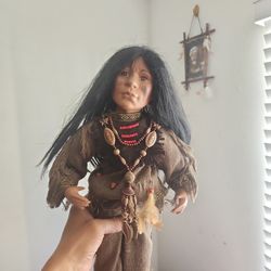 Native Indian Porcelain Doll