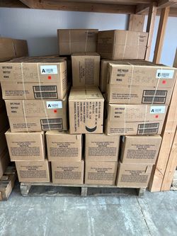 MRR Cases - 12 Meals Each, Sealed & Unopened - $60/case or Both for $100 (Save $20)