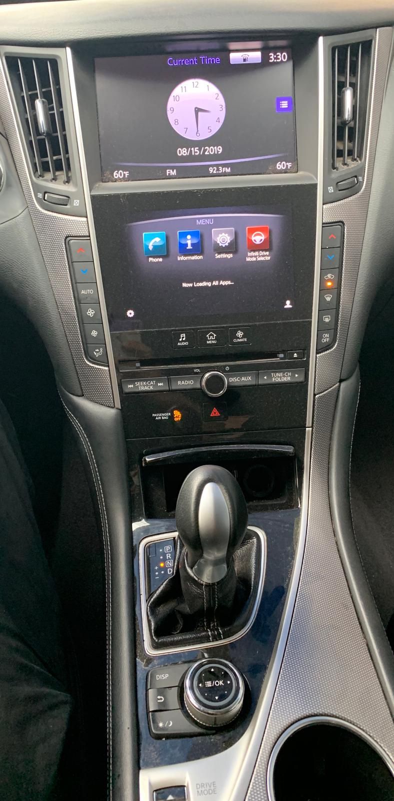 2014 2015 2016 2017 INFINITI Q50 INTERIOR PART OUT! DASHBOARD, RADIO