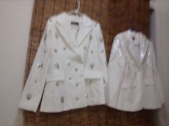 Fashion Nova white blazers