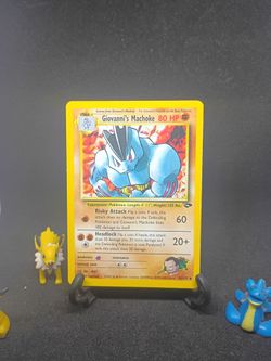 Pokemon 1999 Giovanni s machoke gym challenge lp