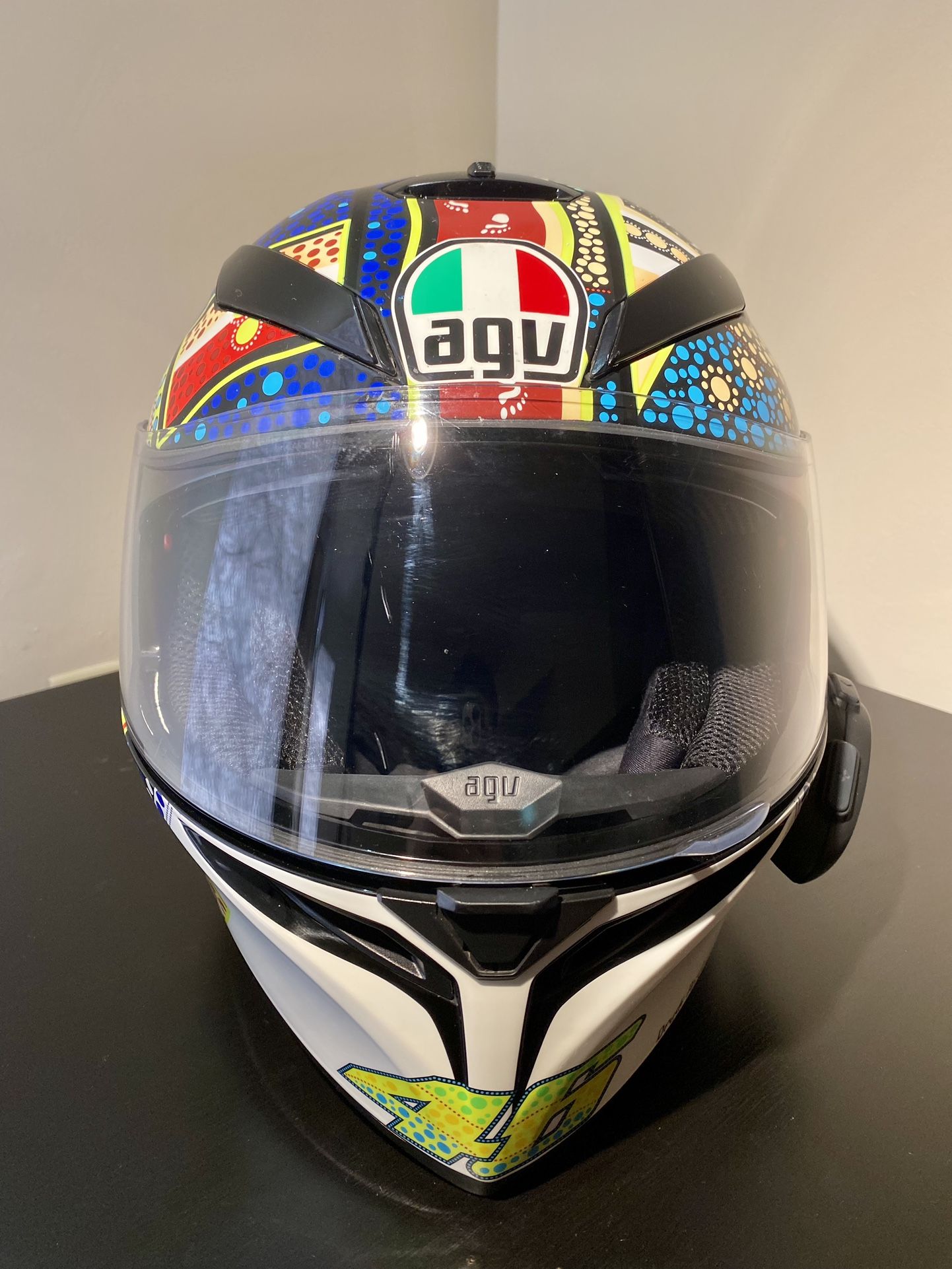 agv k1 dreamtime helmet  Collarbone safe profile HanssonsMC | AGV K1 S