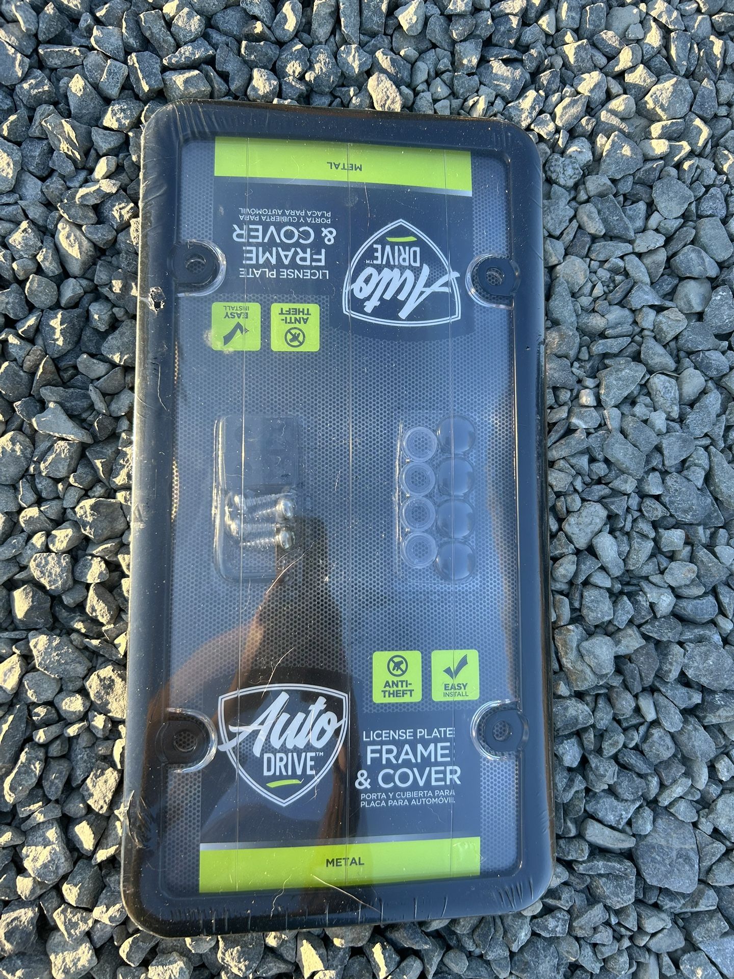 Anti-Theft License Plate Frame And Cover