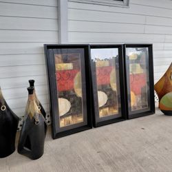 Decorative Abstract Bases And Wall Art