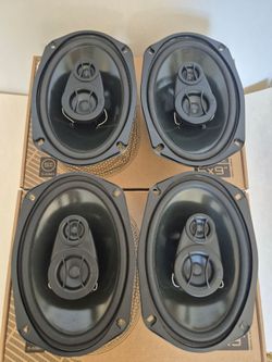 POWERBASS 2 PAIRS 6×9 3 WAY 210 WATTS CAR SPEAKER