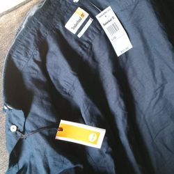 Camisa Manga  Larga Timberland Nueva Azul (L)