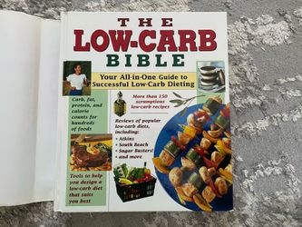 The Low Carb Bible Hardcover Cook Book Recipes Calories Ideas Diet Meal Plan