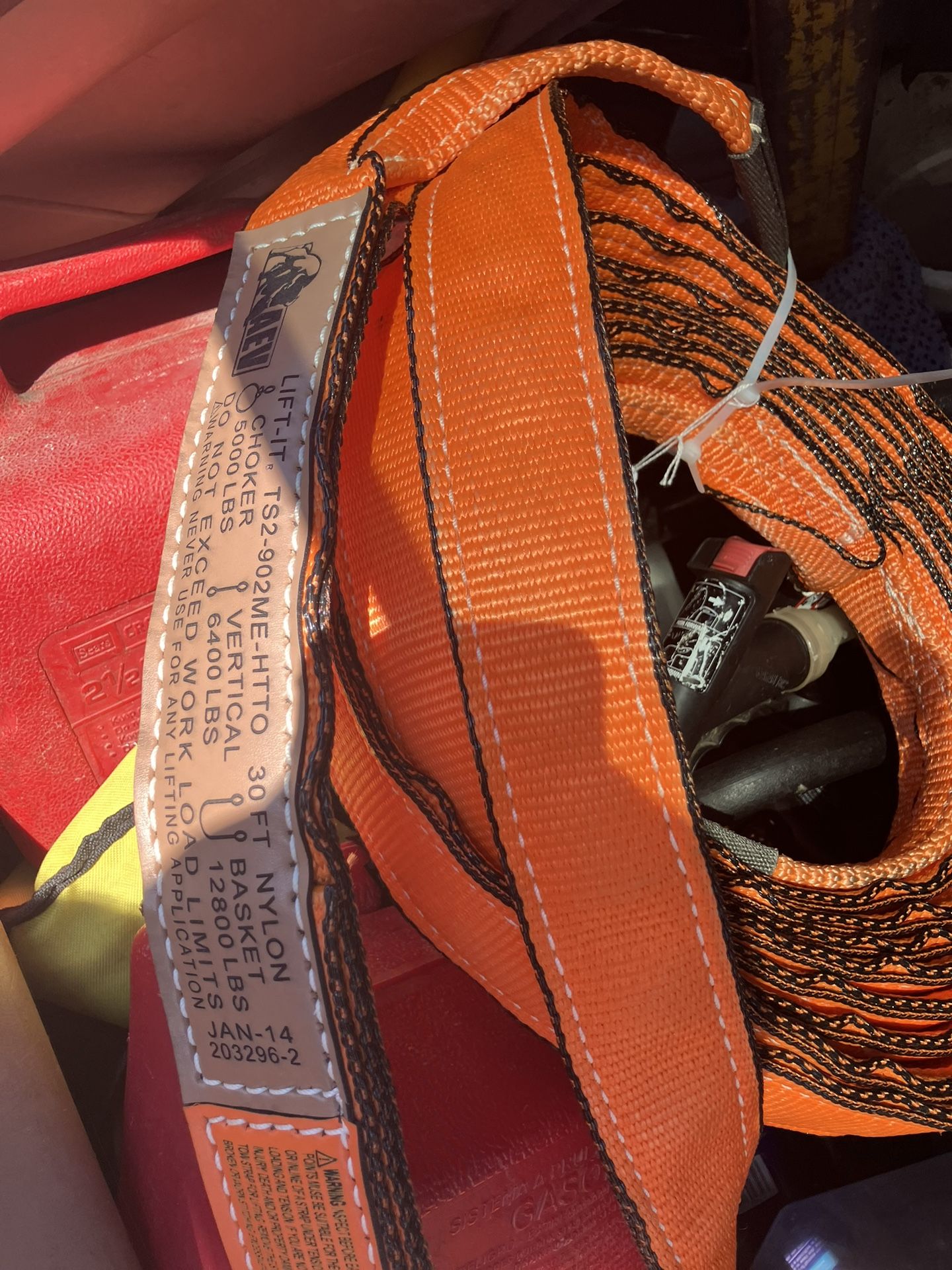 30ft Nylon Choker Sling Strap