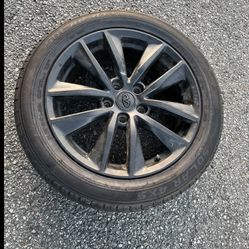 1 - 215/55r17 5x114.3 5x4.5 Stock Enkei Infiniti G35 G37 Q50 Altima Sentra Accord Civic Scion Xb Tc Civic Camry Kia Optima Rim Wheel 90% Treads Tire