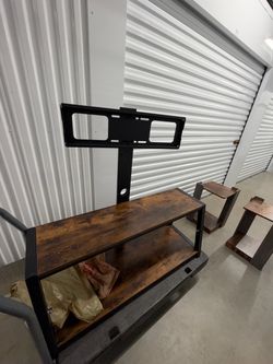 Wooden entertainment center