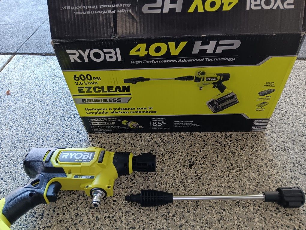 Ryobi EZ Clean 40V Power Cleaner / Pressure Washer