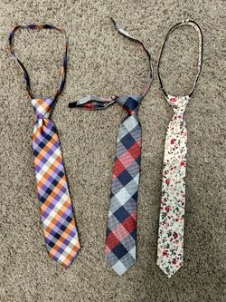 3 Boy’s Ties