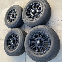 4 - 275/65r18 6x5.5 6x139.7 XD KMC Yukon Tahoe Escalade Toyota Tacoma Tundra 4runner SILVERADO Wheels Rims And Tires!