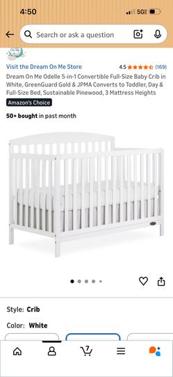 Dream On Me Baby Crib