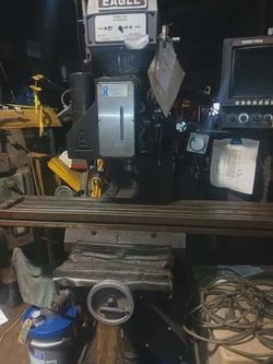 Eagle CNC Knee Mill Square Way Anilam 1400 Control Bridgeport Type Mill