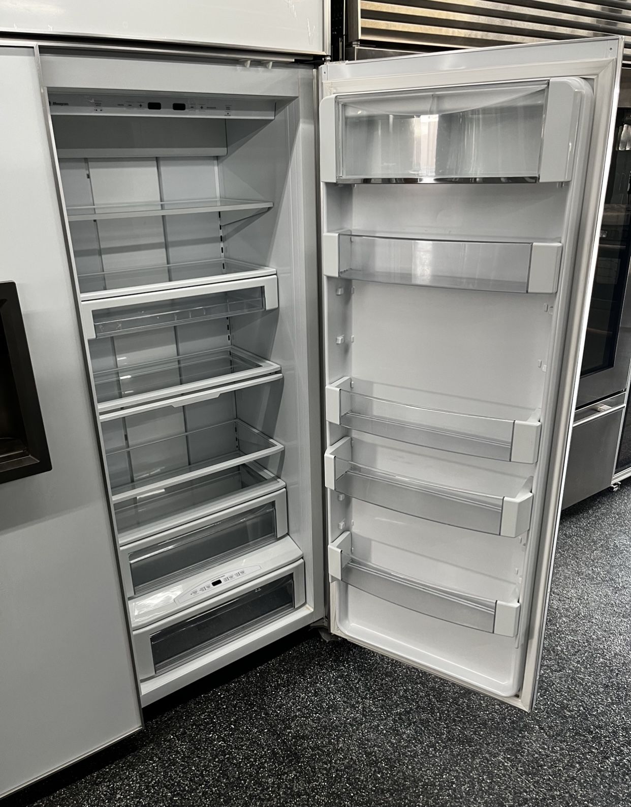 GE Monogram Panel Ready Side By Side Built In 48” Refrigerator