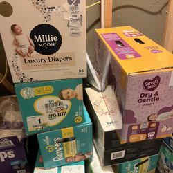 Diapers Size 1&2 