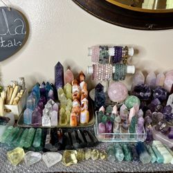 Crystal Quartz Towers Sphere Freeform And Geode 