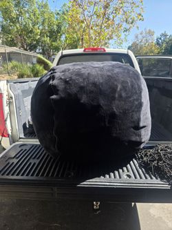 Black Fabric Spare Tire Cover