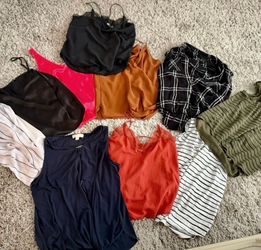 Women’s tops.  Size  s - l.  Same fit.  All for $2